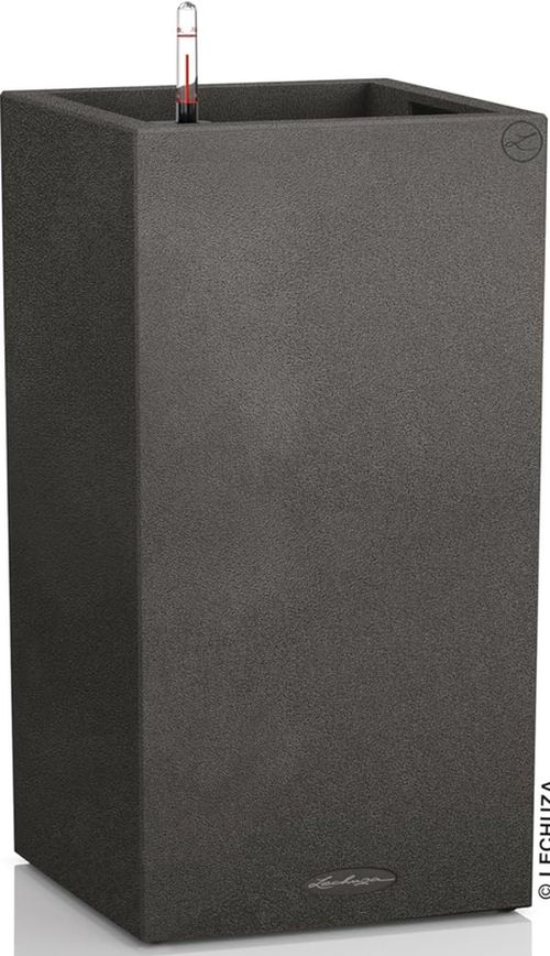купить Цветочный горшок Lechuza Canto Stone 30 High, Graphite Black в Кишинёве 