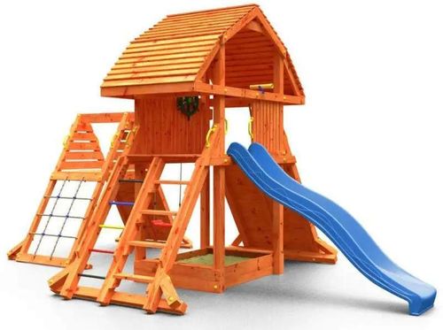 cumpără Teren de joacă Fungoo GIANT SPIDER RED teak painted în Chișinău 
