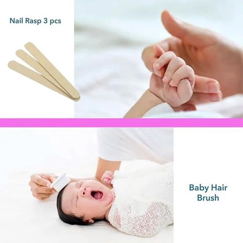 купить Набор для ухода за малышом BabyJem 363 Set pentru ingrijire, 9 piese Roz в Кишинёве 