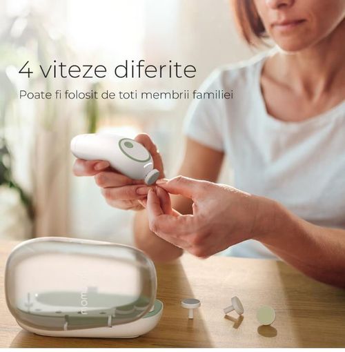 cumpără Set pentru îngrijirea bebeluşului Momcozy NC013-GG94BA-A Pila electrica pentru unghiile bebelusilor Low Noise în Chișinău 