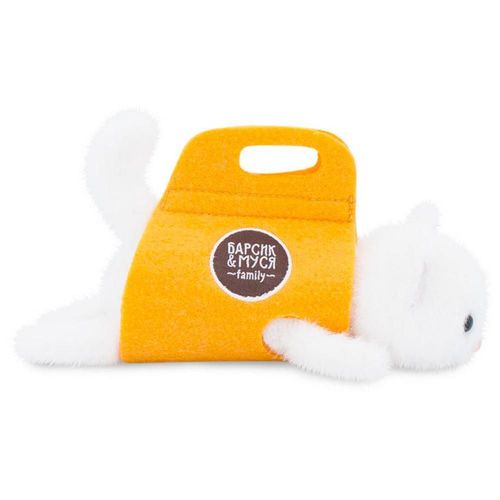 купить Мягкая игрушка Orange Toys K404/13 Milo&Millie, White Kitten 13cm в Кишинёве 
