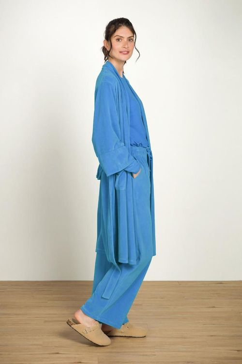 купить Домашний текстиль Pip Studio 51.510.978 Naomi Kimono Velvet Blue S Blue в Кишинёве 