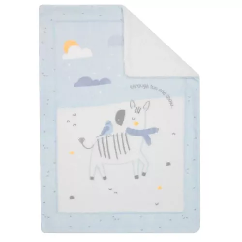 купить Комплект подушек и одеял Kikka Boo 31103020153 Paturica super moale Sherpa Stripy Friends, 80/110cm в Кишинёве 