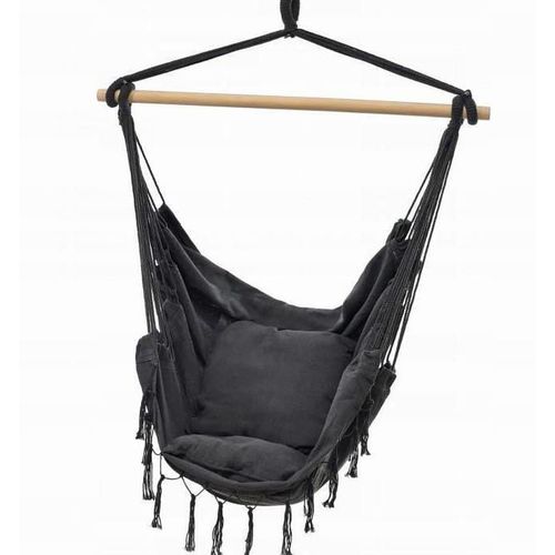 cumpără Hamac Jumi OH-905719 tip scaun cu perna BRAZILIAN negru în Chișinău 