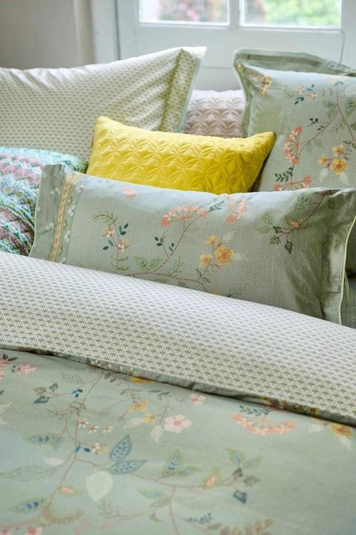 cumpără Pernă Pip Studio 329653 Kili Flower Cushion 35x60 Green în Chișinău 