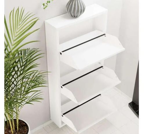купить Полка для обуви Trendy 3 Piece Metal-White, 50x103x15cm в Кишинёве 
