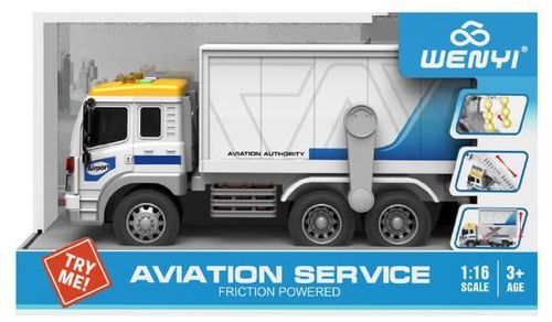 cumpără Mașină Wenyi WY290B 1:16 Vehicul de serviciu aeroportuar cu fricțiune (lumini/sunete) în Chișinău 