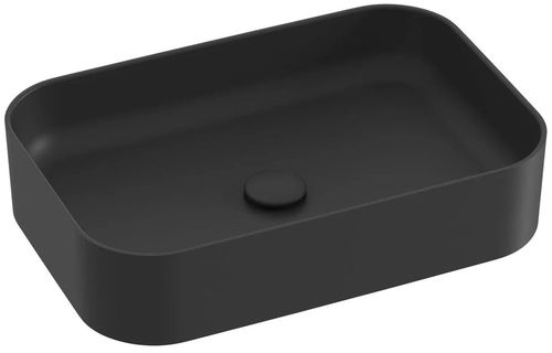 купить Раковина Ravak Ceramic Slim 550 R 55x37x12cm Black matt XJX0D155001 в Кишинёве 