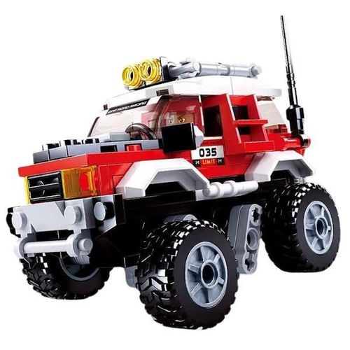 cumpără Set de construcție Sluban B0663B Set de construcție SUV roșu, 145elem. în Chișinău 