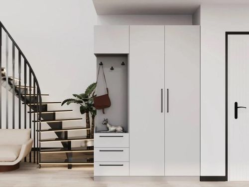 купить Мебель для прихожей Bayro Serenity 1500x2200x518 de colț stâng gri asfalt cu 3 sertare в Кишинёве 