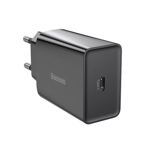 cumpără Încărcător cu fir Baseus CCFS-SN01 Speed Mini Quick Charger 1C 20W EU, Black în Chișinău 