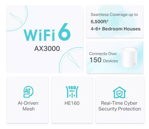купить Wi-Fi точка доступа TP-Link Deco X50(3-pack) AX3000 в Кишинёве 