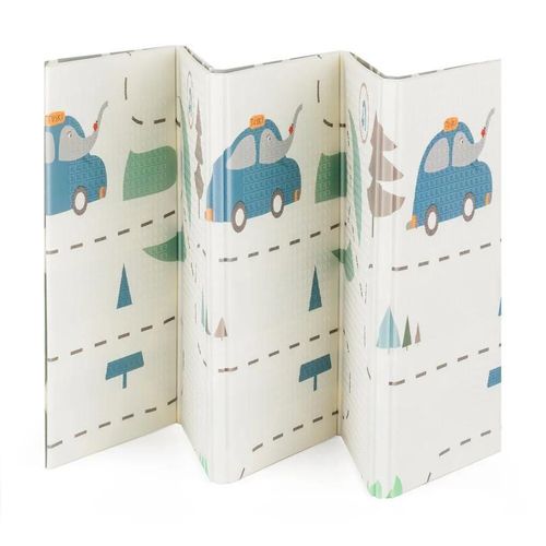 купить Коврик игровой Petite&Mars 435073 Covoras de joaca pliabil 2in1 Campy Cars&Arabesca в Кишинёве 