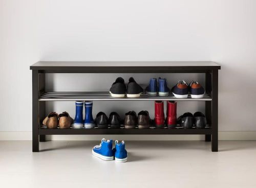 купить Полка для обуви Ikea Tjusig 108x50 (Negru) в Кишинёве 