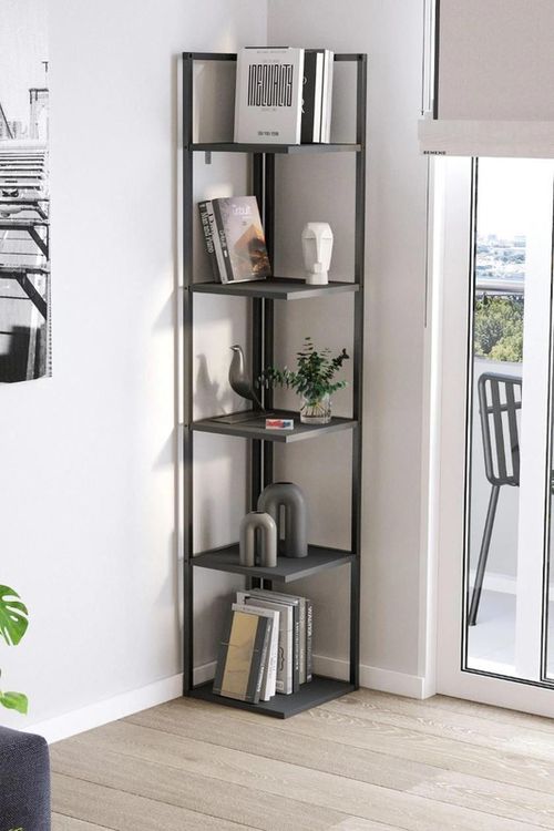 купить Офисный стеллаж Bofigo 15-18-08 Anthracite в Кишинёве 