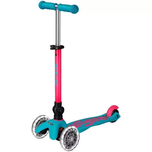 cumpără Trotinetă Micro MMD241 Mini Deluxe Foldable Neon LED Marine Pink în Chișinău 
