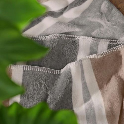 cumpără Textile de casă Ibena 2416/380 Jacquard Decke Barnsley Grey/beige în Chișinău 