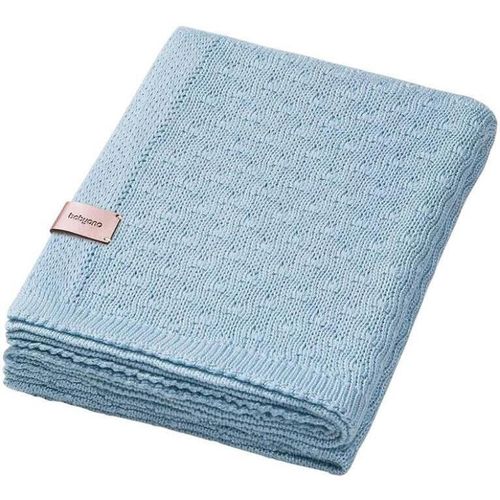 купить Комплект подушек и одеял BabyOno 1673/04 Patura de bambus tricotata /albastru/ в Кишинёве 