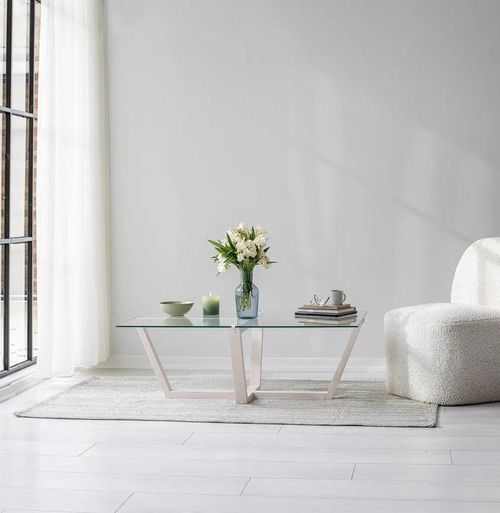 купить Журнальный столик Trendy Amalfi, Белый 105x35x65 см в Кишинёве 