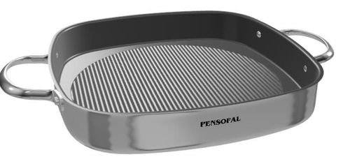 cumpără Tigaie Pensofal Bistecchiera quadrata 2 maniglie 28x28 cm New Era în Chișinău 