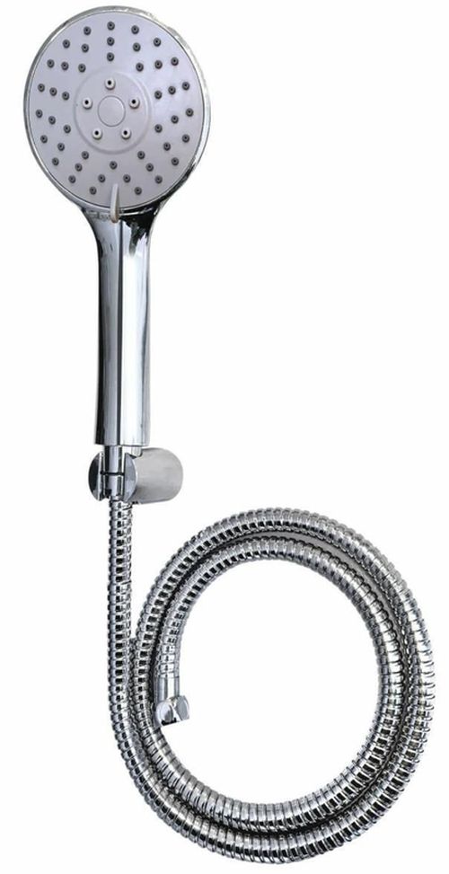 купить Набор для душа Bisk 05593 Cap de dus BASE 3F cu suport de perete, crom в Кишинёве 