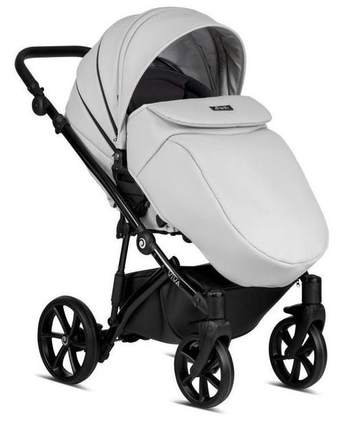 купить Детская коляска Tutis 2in1 VIVA4 Leather 2/1 Cloud 085 (1202085) в Кишинёве 