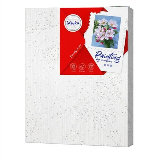 cumpără Tablou pe numere Ideyka KHO3240 30x40cm Eco, Inflorirea marului în Chișinău 