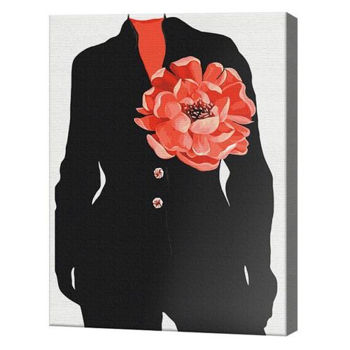 cumpără Tablou pe numere BrushMe BS54061 Pictura pe numere 40x50cm Eco Accesoriu floarea în Chișinău 