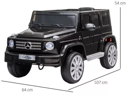 купить Электромобиль Kids car 8010268-2R_Black Mercedes-Benz G 500, 12V7AH, scaune din piele в Кишинёве 