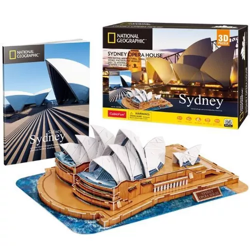 купить Конструктор Cubik Fun DS1088h 3D puzzle Opera din Sydney, 86 elemente в Кишинёве 