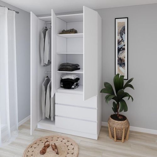 купить Шкаф Smartex (15868) N15 120cm Alb в Кишинёве 