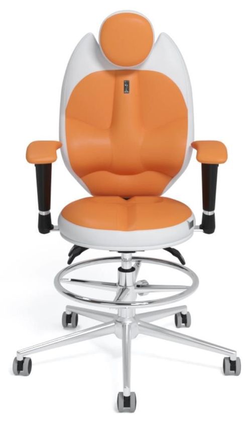 купить Офисное кресло Kulik System Trio Orange Eco в Кишинёве 