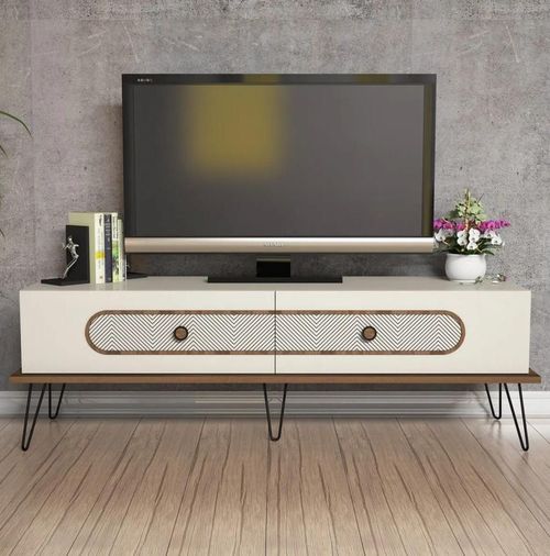 cumpără Comodă TV Trendy Ekol, Crema 145x45x40cm în Chișinău 