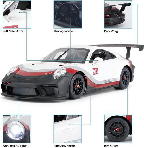 купить Радиоуправляемая игрушка Rastar 75900 Porsche 911 GT3 1:14 CUP, 57954 в Кишинёве 