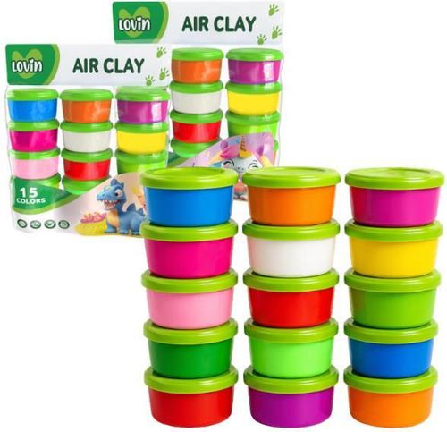 cumpără Set de creație Okto 7000219 Set de plastilină ușoară 15 culori, 2 modele în Chișinău 