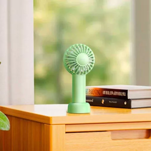 купить Вентилятор настольный Remax Handheld Fan F33 Green в Кишинёве 