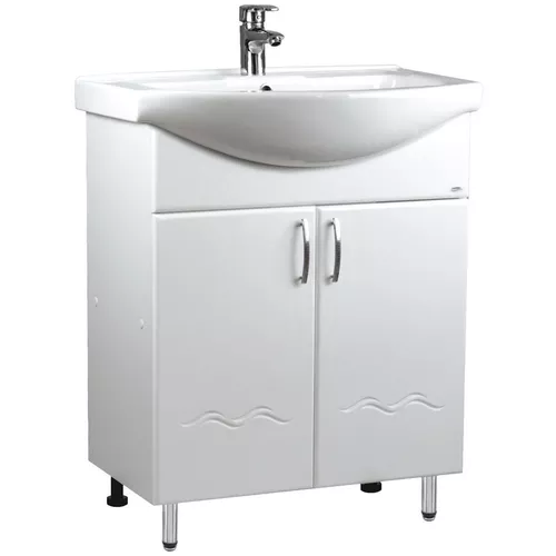 купить Шкаф под умывальник Mashtab 11555 Clasic cu 2 usi 50cm Alb в Кишинёве 