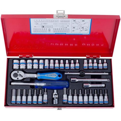 cumpără Set de unelte de mână King Tony 2539MR Set chei tubulare 1/4", 6 puncte, TORX, chei tubulare HEX, accesorii, 39 piese în Chișinău 