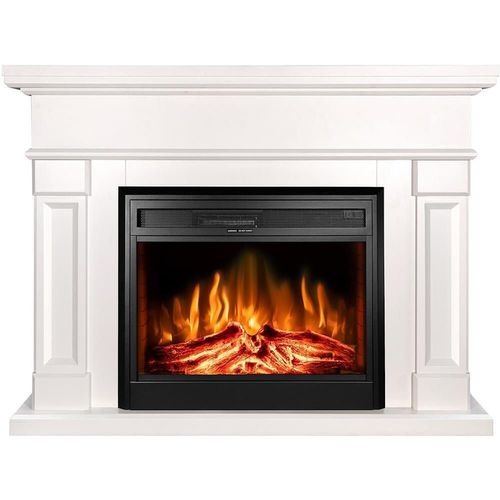 купить Камин электрический ArtFlame Riga & Carmen, 1020x1360x330 mm, Alb в Кишинёве 