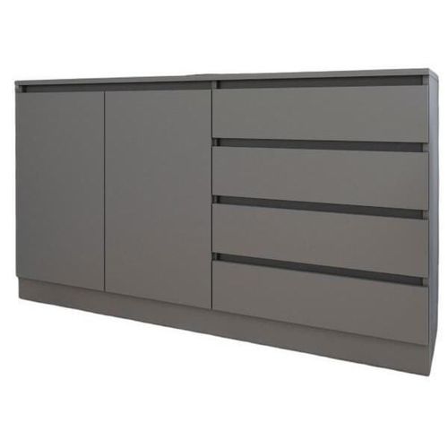 купить Комод Smartex (16102) Т2 140cm Grafit в Кишинёве 
