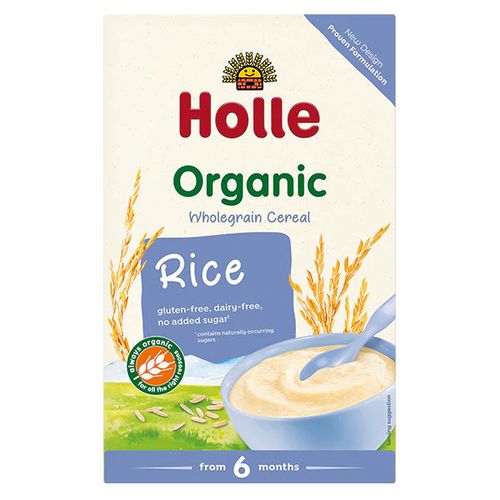 Terci de orez fara lapte Holle Organic (6+ luni) 250 g 