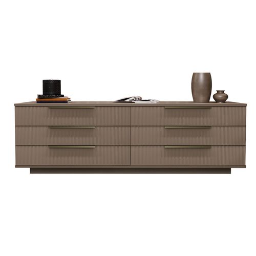 cumpără Comodă Bayro Napoli 1800x560x500 Positano серый камень în Chișinău 