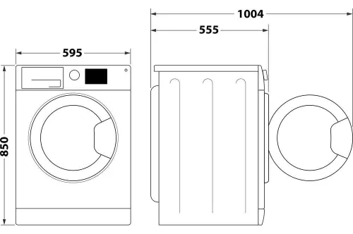 cumpără Mașină de spălat cu uscător Indesit BDE96436EWSVEE în Chișinău 