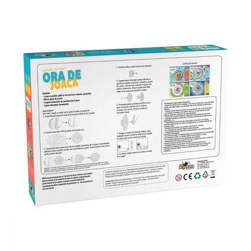 купить Пазл Noriel INT3206 Puzzle Puzzle cu ceas dinozauri в Кишинёве 