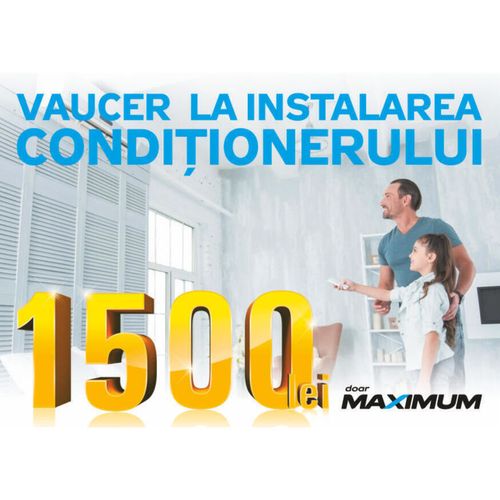 cumpără Certificat - cadou Maximum VOUCHER_1500 Reducere la instalarea aparatului de aer condiționat în Chișinău 