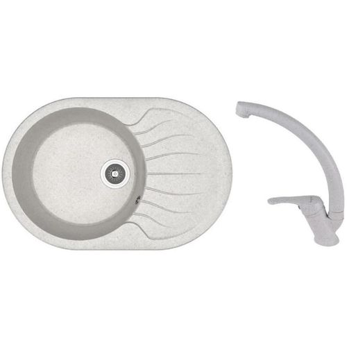 купить Мойка кухонная со смесителем Dr.Gans Berta 760 + SanDonna F 1069 gri в Кишинёве 