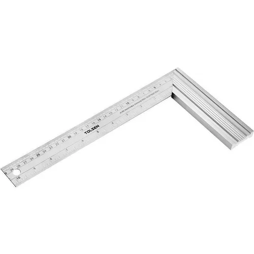 cumpără Riglă Tolsen Echer din otel cu aluminium 250 mm (Industrial) (35038) în Chișinău 