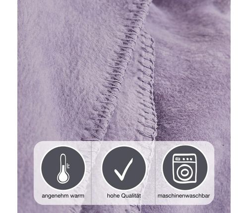 cumpără Cuvertură Ibena 2283/566 Jacquard Decke Malaga 140x200 Lilac în Chișinău 