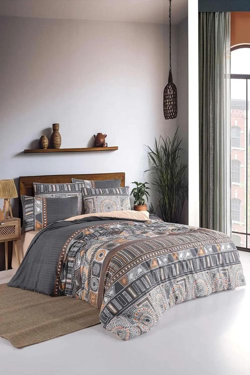 cumpără Textile de casă Promstore 44286.71 Lenjerie de pat Euro 2pers NewHome VIP Dora în Chișinău 