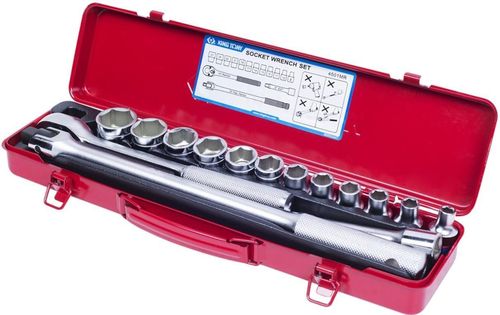 cumpără Set de unelte de mână King Tony 4501MR набор 1/2" торцевых головок 6 гран., принадлежностей, 15 пр. în Chișinău 